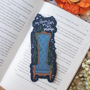 Fourth Wing Xaden's Throne Bookmark: Bookish Merch For Fantasy Readers image 2