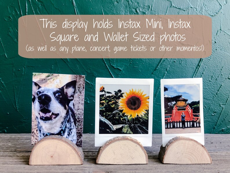 Gifts for Him |Instax SQ Display Gift for Her Couple Gift under 10 Instax Mini Initial Picture holder Custom Instax Mini Photo Stand
