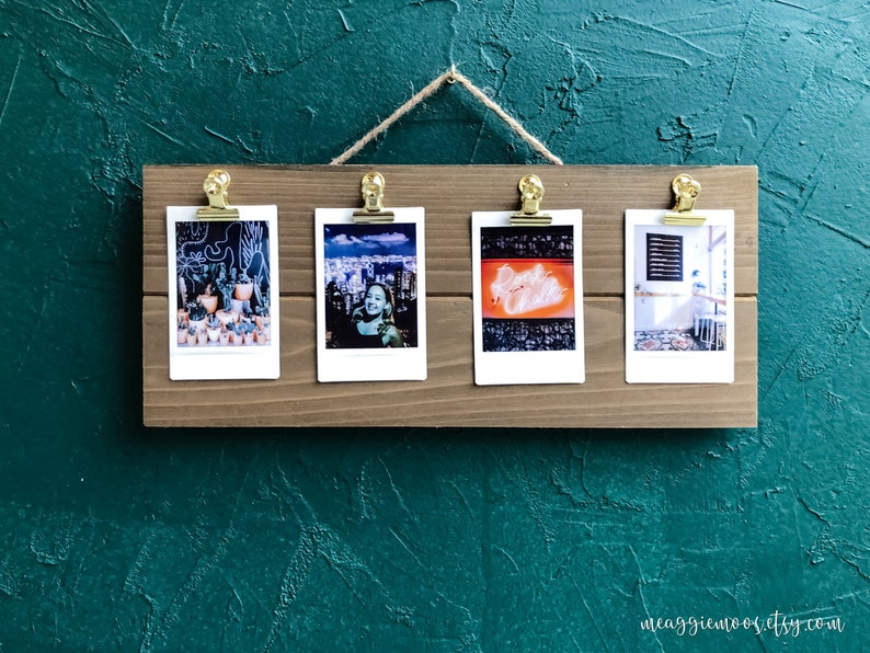 Wooden Instax Mini Frame Instant Photo Frame Wallet Sized Etsy