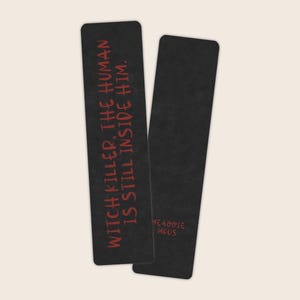 Witch Killer Throne of Glass Bookmark  | Bookish Aesthetic | Fantasy Reader Gift | 2"x8" | Book Lover Merch | SJM | Manon Blackbeak