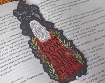 Throne of Glass Bookmark | Manon Blackbeak and the Thirteen Die-Cut Bookmark for Sarah J Maas Fans, Romantasy and Fantasy Readers