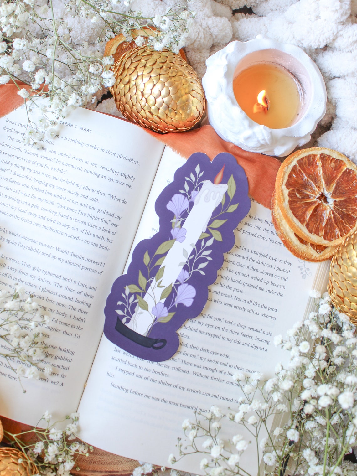 Candlestick Bookmark | Bridgerton-inspired Bookish Gifts | Regency Era ...