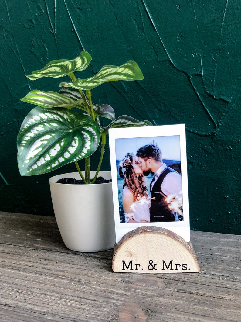 Gifts for Him |Instax SQ Display Gift for Her Couple Gift under 10 Instax Mini Initial Picture holder Custom Instax Mini Photo Stand