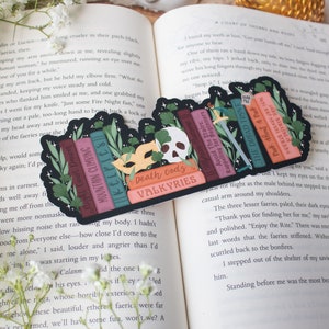 Nesta's Bookshelf Bookmark  | Bookish Aesthetic | A Court of Thorns and Roses | 2.5"x6.25" Die Cut | SJM