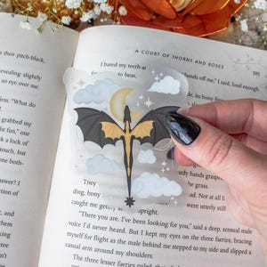 Fourth Wing Dragon Signet Sticker: Bookish Merch For Fantasy Readers image 1