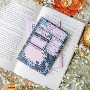 Fantasy Reader Book Review Post-it® Notepad For Romantasy Readers Bild 3