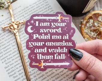 Spark of the Everflame Bookish Merch: Quote from The Kindreds Curse Saga Sticker