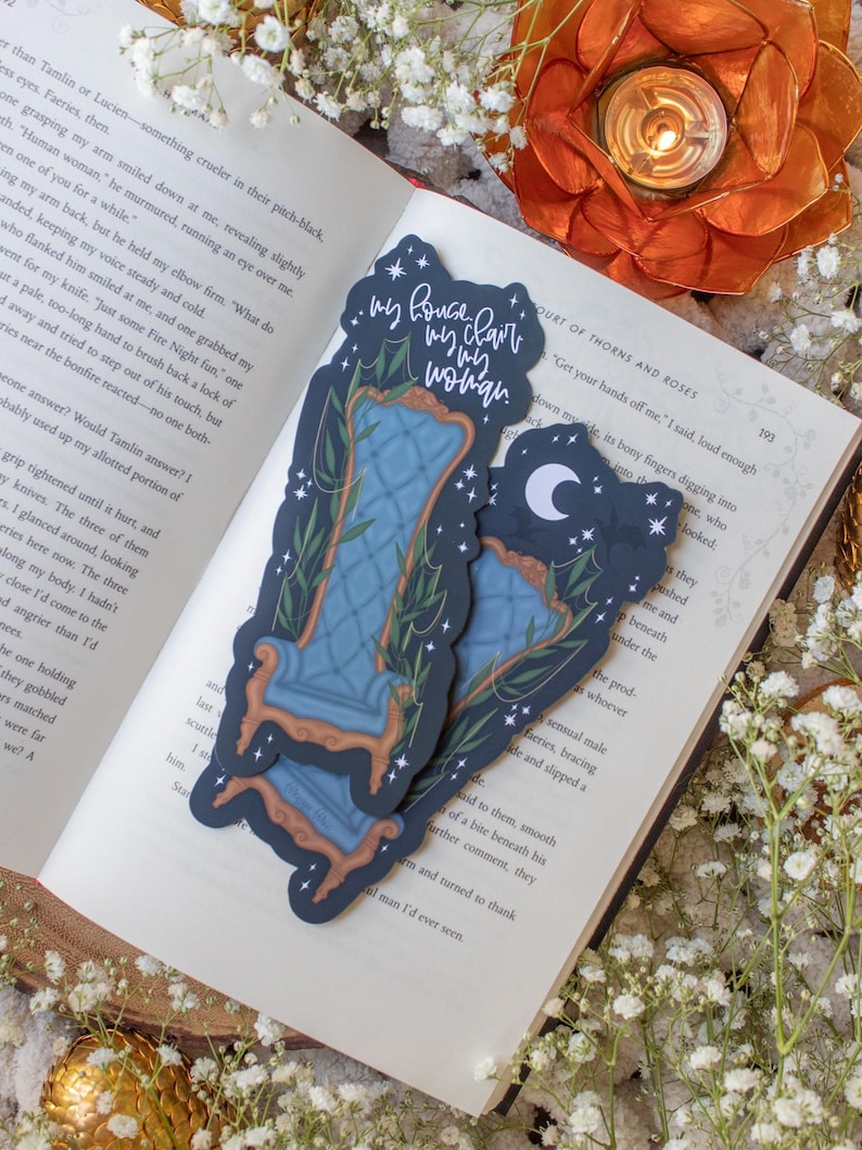 Fourth Wing Xaden's Throne Bookmark: Bookish Merch For Fantasy Readers image 4