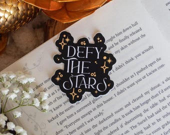 Zodiac Academy Sticker | Defy The Stars Waterproof Vinyl Decal for Fantasy Readers