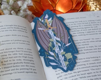 ACOTAR Night Court Bookmark: Illyrian Wing Sword, Fantasy Reader Gift