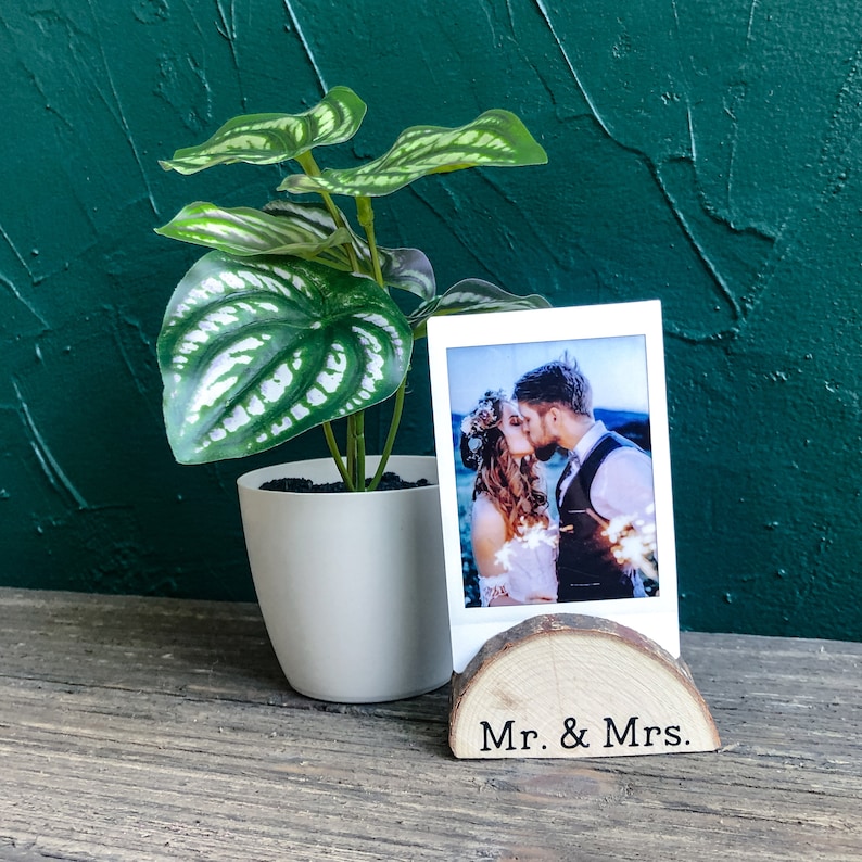 Gifts for Him |Instax SQ Display Gift for Her Couple Gift under 10 Instax Mini Initial Picture holder Custom Instax Mini Photo Stand