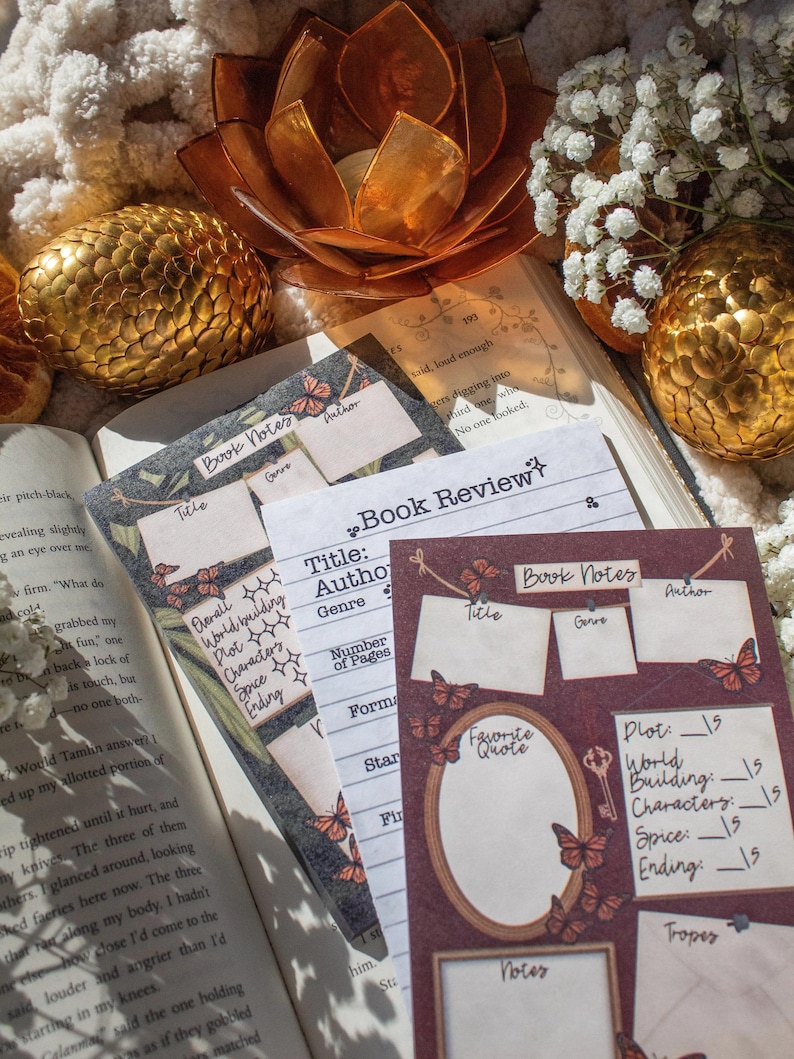 Fantasy Reader Book Review Post-it® Notepad For Romantasy Readers Bild 5