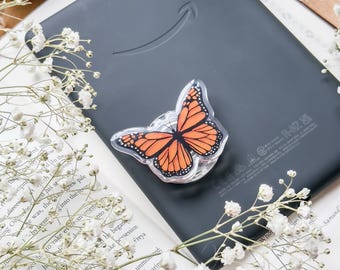 Monarch Butterfly Kindle / Phone Grip | Bookish Tech Accessories | Book Lover Gift | Booktok Reader Merch