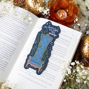 Fourth Wing Xaden's Throne Bookmark: Bookish Merch For Fantasy Readers image 1