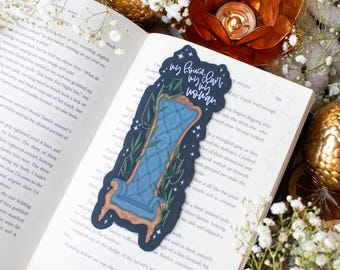 Marcapáginas del Trono de Xaden de Fourth Wing: Merchandising literario para lectores de fantasía
