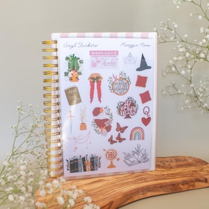 Leafy Sword Reusable Sticker Book | 50 Double Sided Pages for Sticker Collecting immagine 2