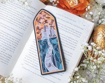 Fourth Wing Basgiath Window Bookmark: Bookish Merch For Fantasy Readers
