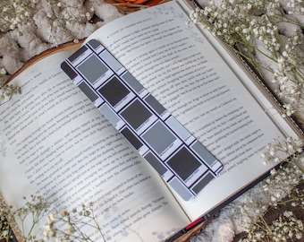 Morally Grey Paint Chips Bookmark: Book Lover Gift