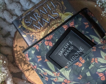 Butterfly Garden | Water-Resistant Book / Tablet Sleeve | Extra Large | Bookish Gift | Reader Present |