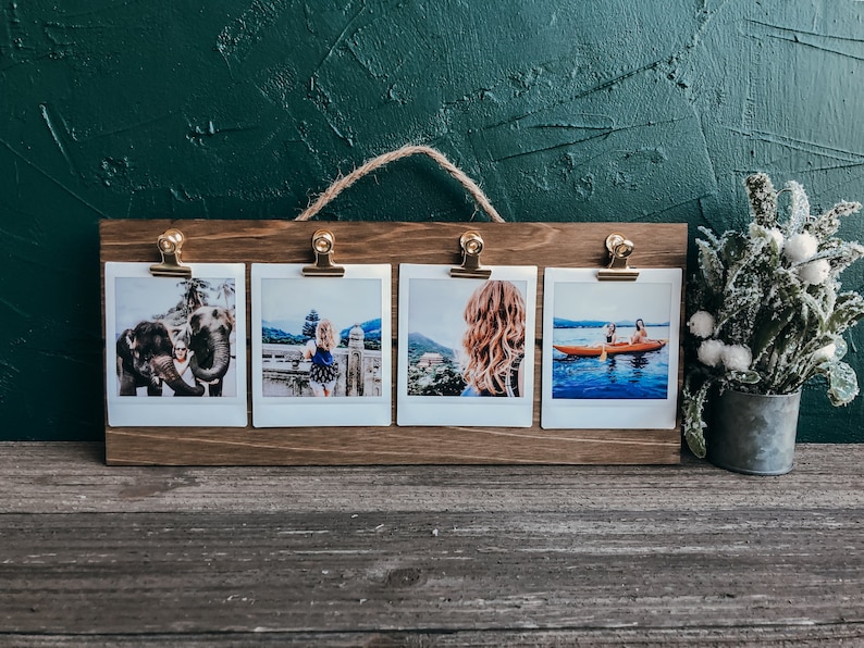 Wooden Instax Mini Frame Instant Photo Frame Wallet Sized Etsy