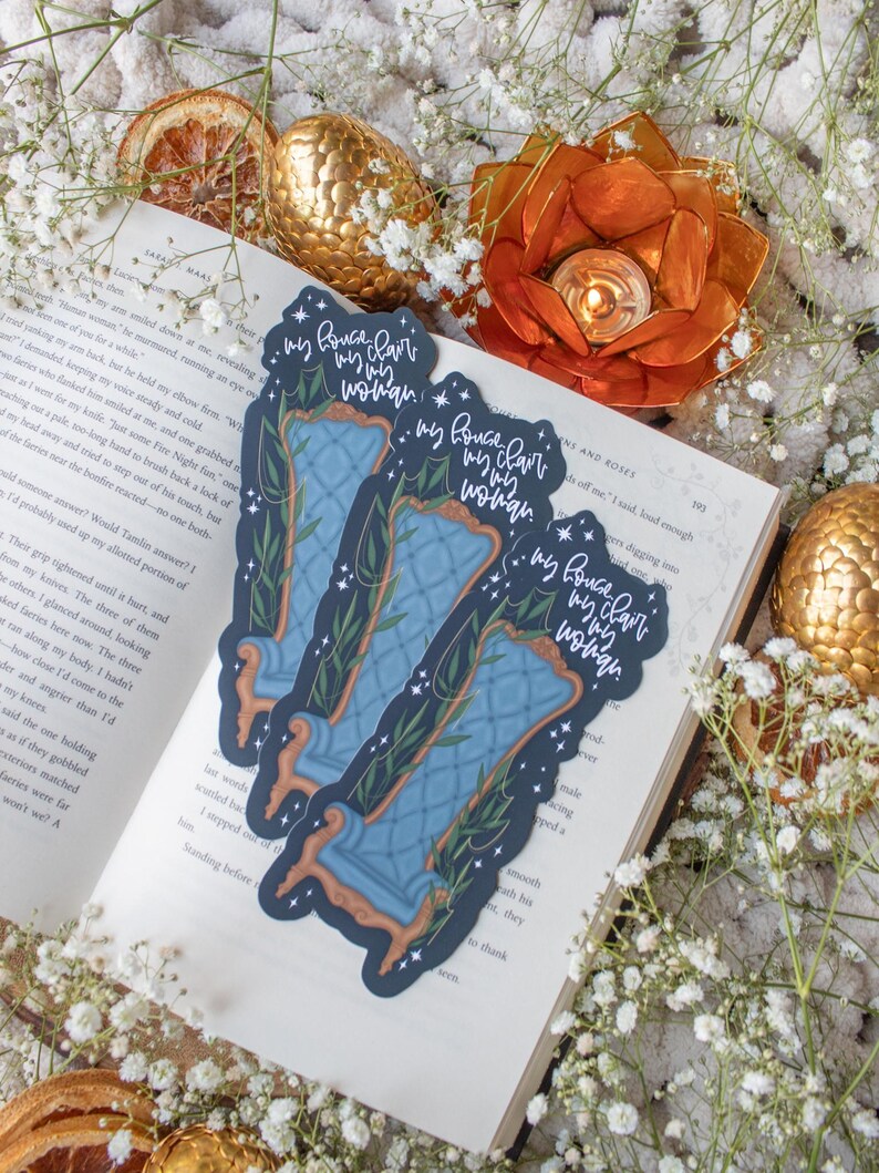 Fourth Wing Xaden's Throne Bookmark: Bookish Merch For Fantasy Readers image 5