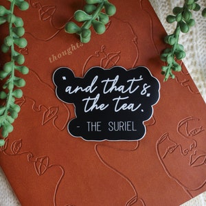 ACOTAR Suriel Sticker | Waterproof Kindle Sticker for Booktok Fantasy Readers