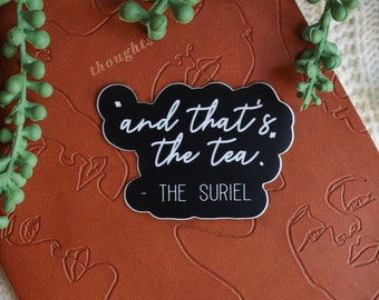 ACOTAR Suriel Sticker | Waterproof Kindle Sticker for Booktok Fantasy Readers