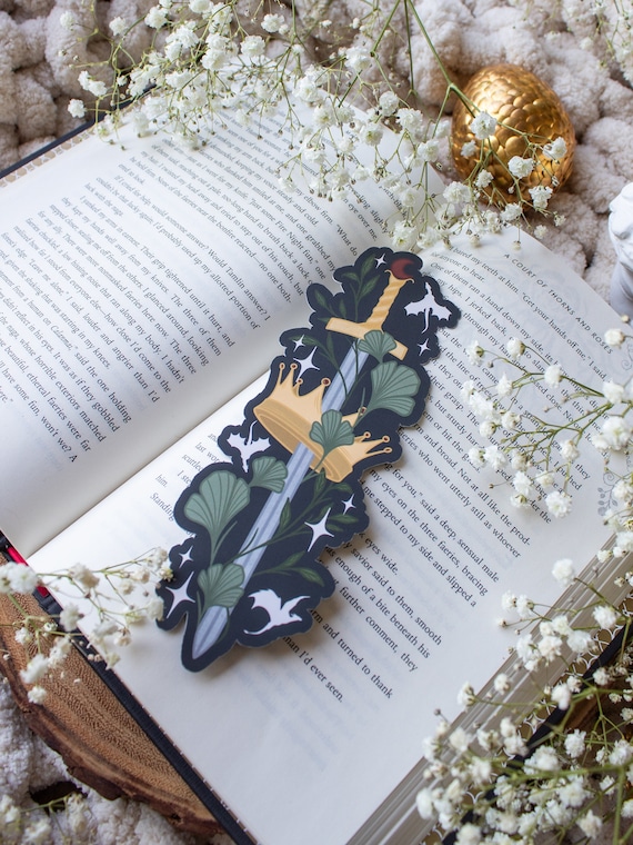 Fantasy Sword Bookmark | Fantasy Bookish Gifts | Reader Aesthetic | Book Lover Page Marker | 8.5"x2.5"
