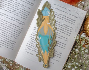 Nature Elixir Die-Cut Bookmark | Potion Bookish Merch for Fantasy Readers and Book Lovers