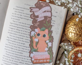 Fourth Wing Bookmark | Quest Squad Mascot Die-Cut Page Marker for Fantasy Readers
