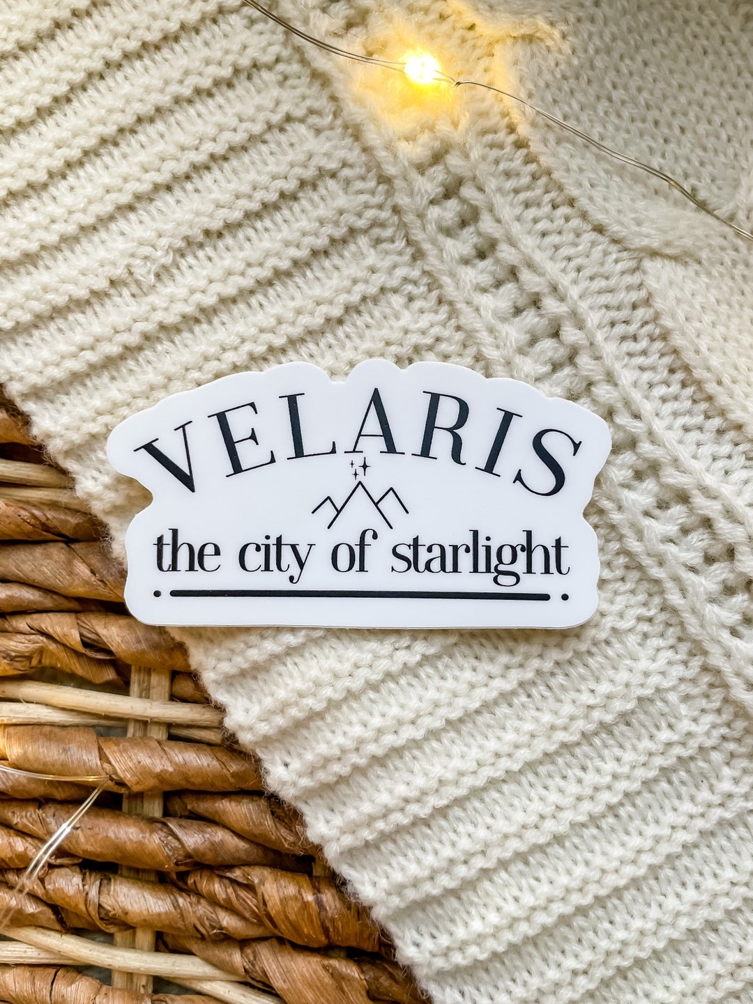 Velaris the City of Starlight Waterproof Sticker ACOTAR Inspired Laptop ...