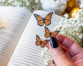 Monarch Butterfly Waterproof Vinyl Sticker: Kindle, Laptop, Water Bottle Decal