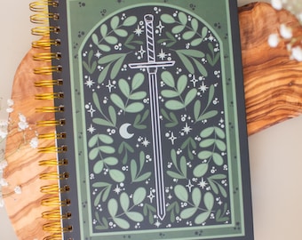 Leafy Sword Reusable Sticker Book | 50 Double Sided Pages for Sticker Collecting