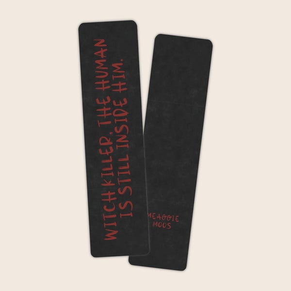 Witch Killer Throne of Glass Bookmark  | Bookish Aesthetic | Fantasy Reader Gift | 2"x8" | Book Lover Merch | SJM | Manon Blackbeak