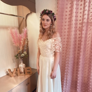 Bardot Wedding Dress Etsy UK