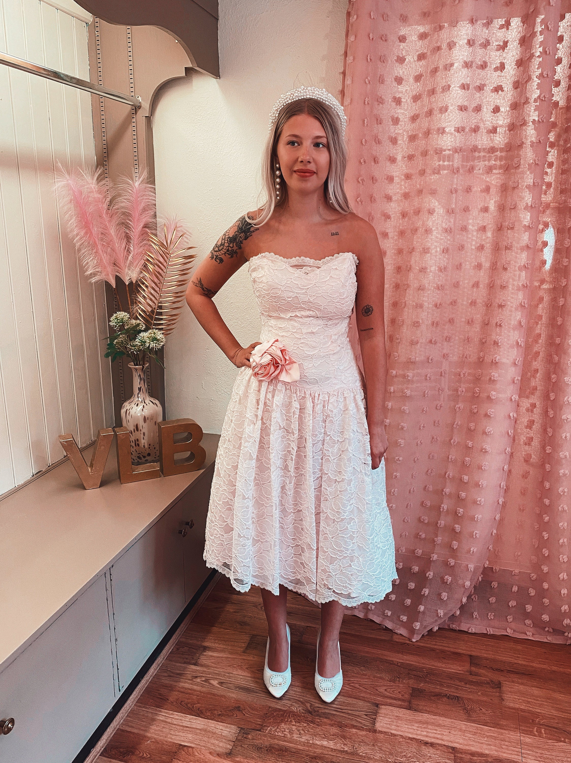 chinese dress ladies Ada Old Rose Tulle Dress main image 1