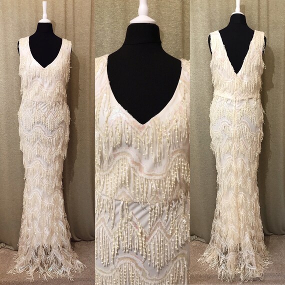 1920s Wedding Dress, Art Deco Wedding Dress, Great