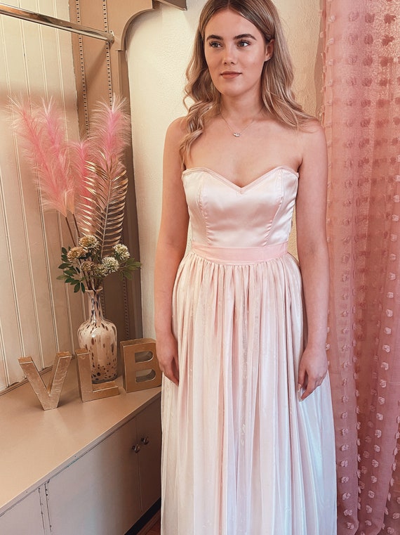 Pink Prom Dress, Pretty Pastel, Baby Pink Prom Dr… - image 3