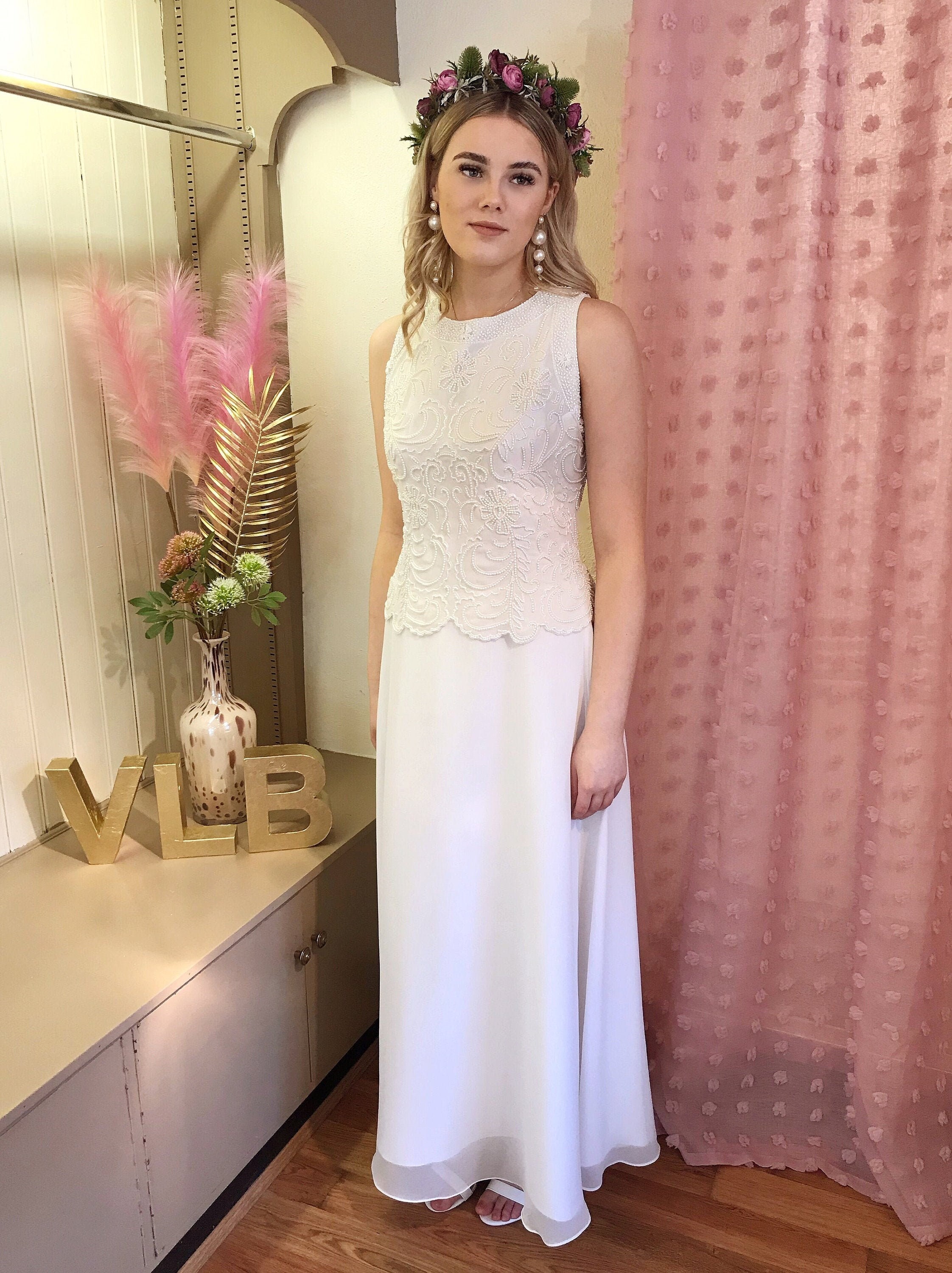 ballerina length wedding dress