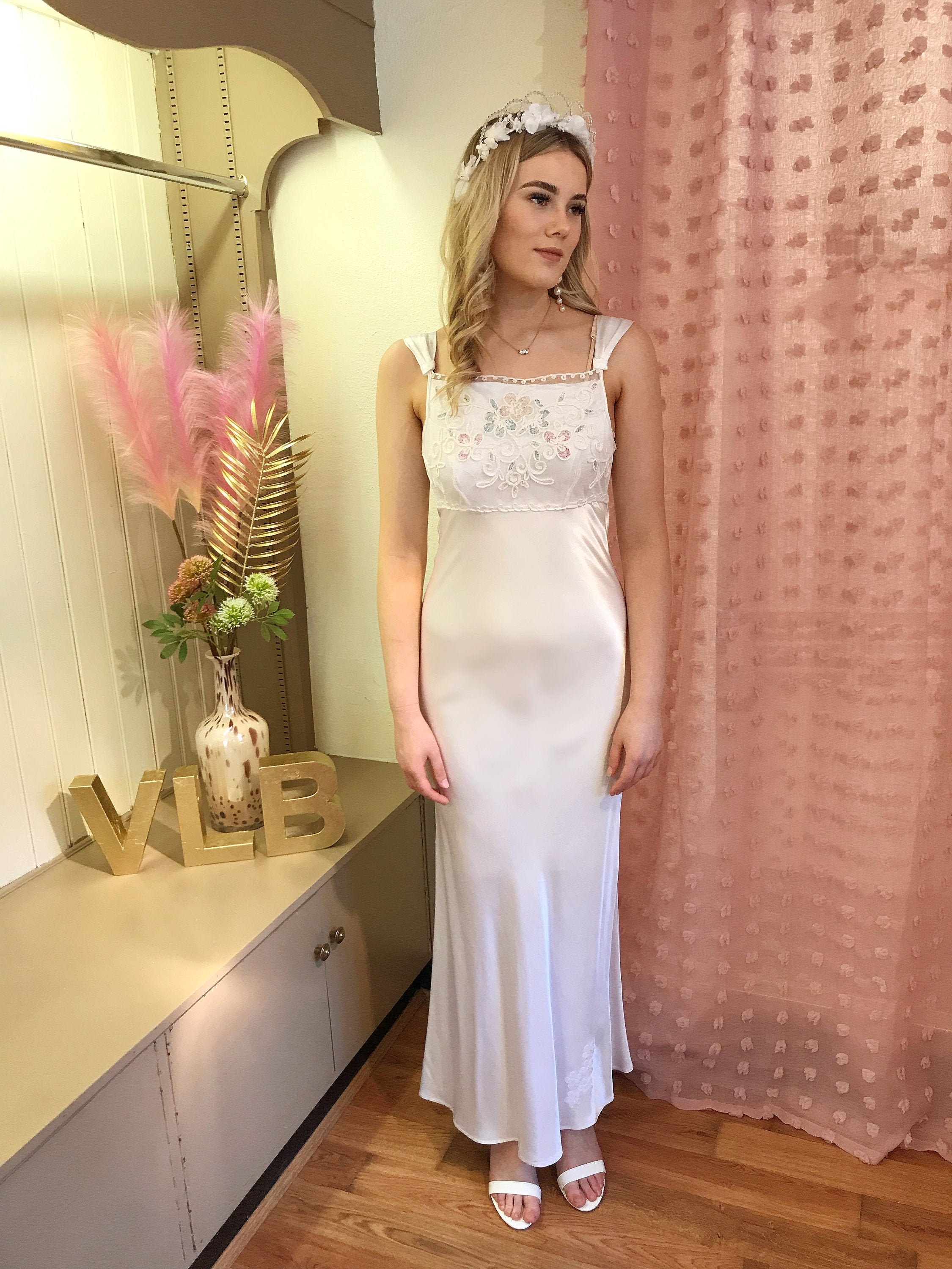 vintage art deco wedding dress