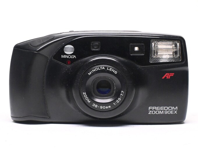 Minolta Freedom Zoom 90EX 35mm Film Point & Shoot Camera Etsy