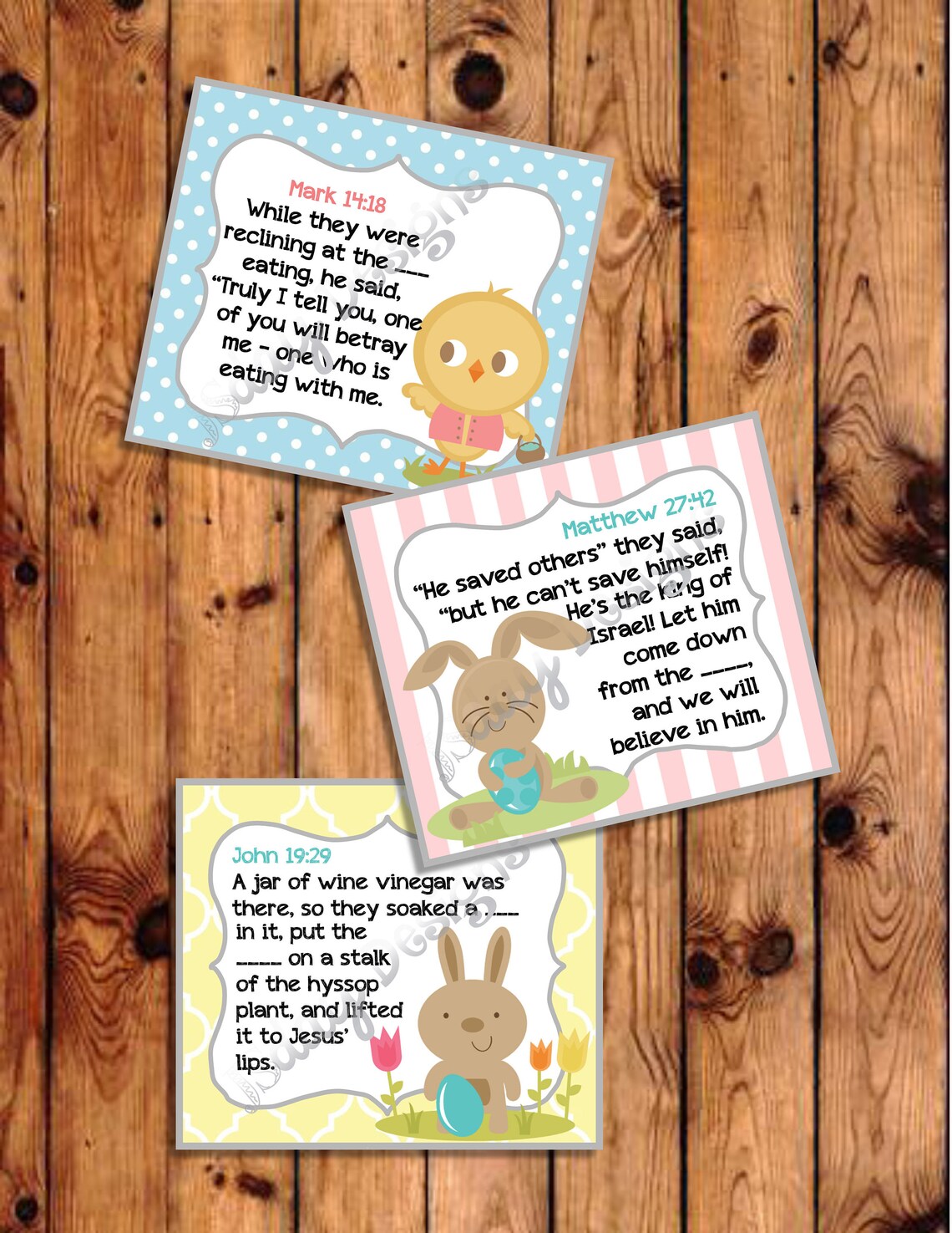 Biblical Easter Scavenger Hunt Christian Easter Basket Hunt Etsy