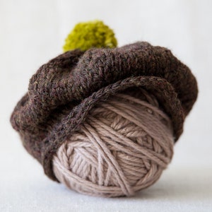 Newsboy Hat Newsie Hat Baby Brown Tweed