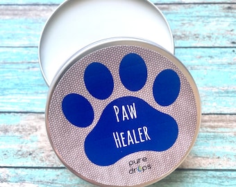 Paw Healer: All Natural Balm for Dry Dog Paws & Noses (2oz), stocking stuffer for dogs, Christmas pet gift
