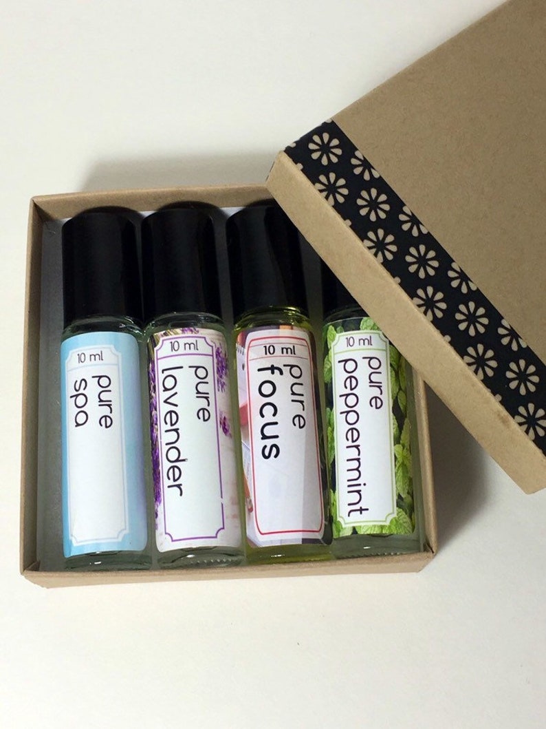Essential Oils Roller Bottlesfour Packgift Setgift Etsy