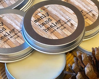 Manly Hand Healer: All Natural Hand & Beard Balm