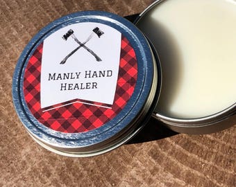 Manly hand lotion-Men’s Gifts-beard balm-men's birthday gift-scent-gift for Dad-gifts for men-Father's Day Gifts-guy gift-boyfriend