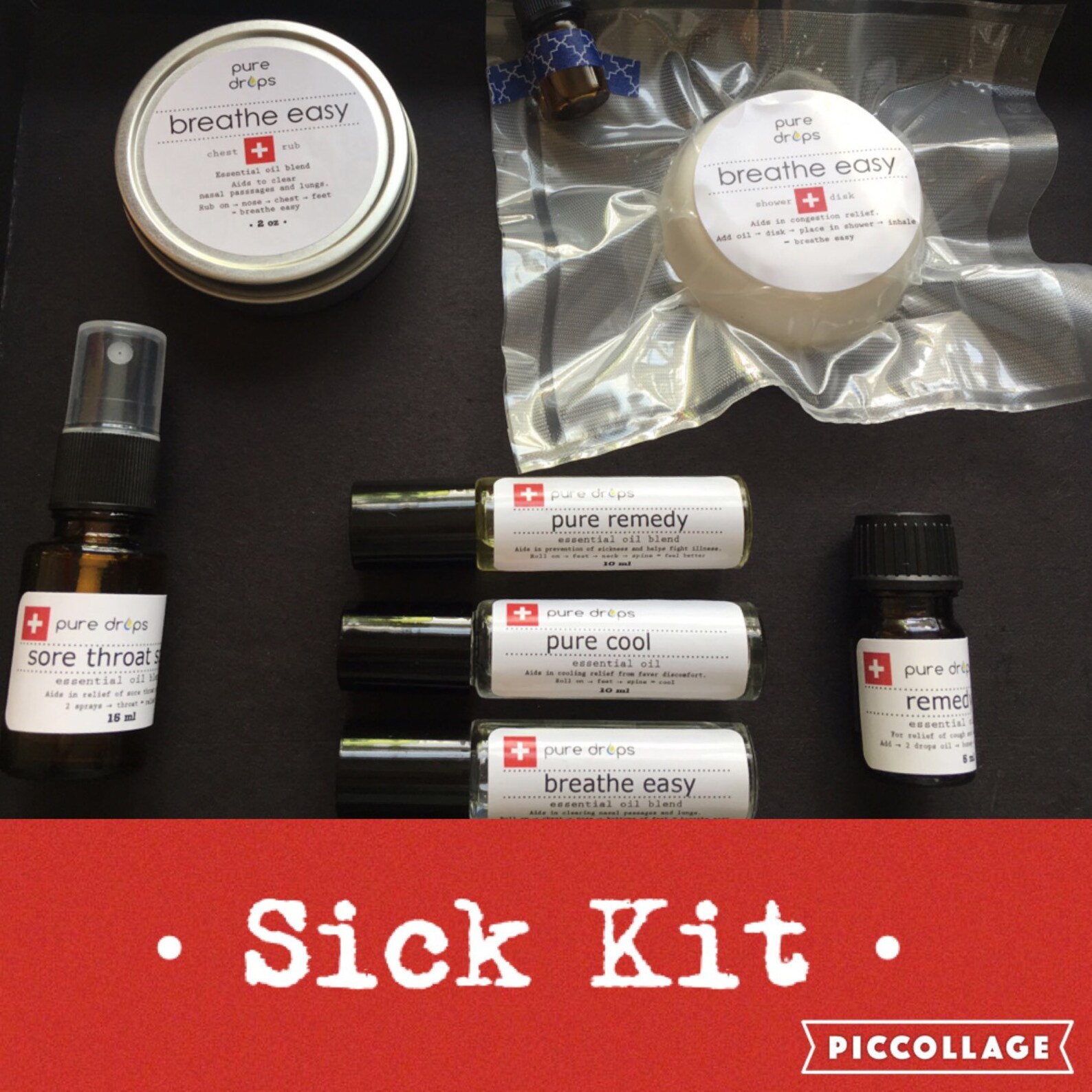 Essential Oilchest Rubsickpure Dropskidsall Etsy