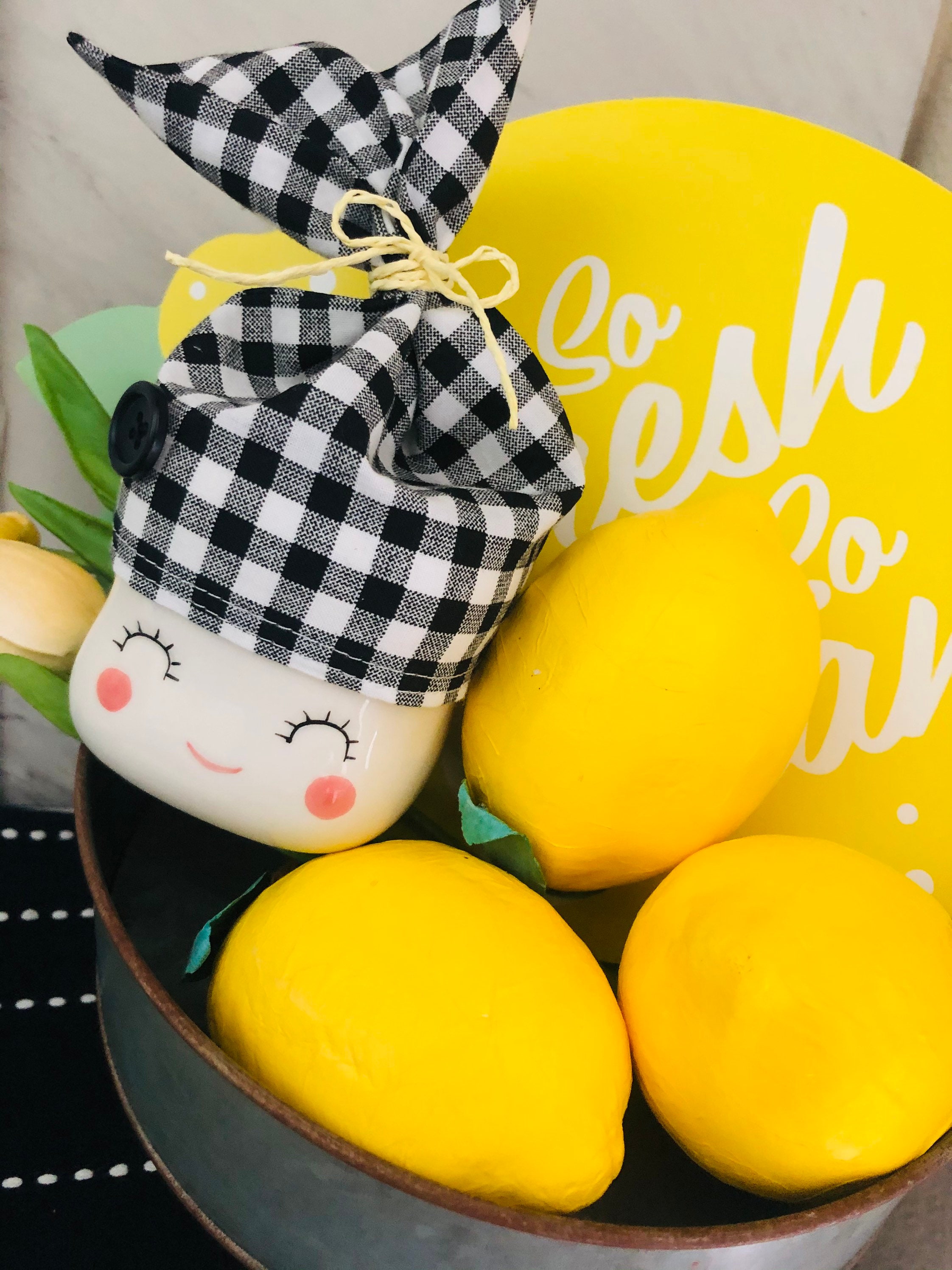 Hatmarshmallow Cup Hatsdecortiered Tray Decortiered Etsy