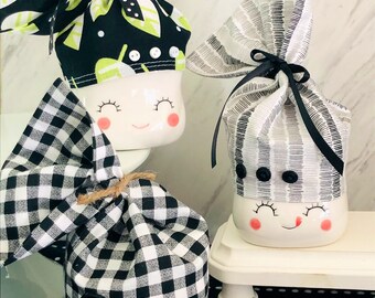 hat-marshmallow cup hats-decor-tiered tray decor-tiered tray-hot chocolate cups-toppers-cute decor